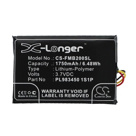 Bsc Preferred Falcom Mambo 2 GPS Replacement Battery CS-FMB200SL